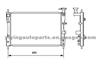 Radiator For Mitsubishi Colt