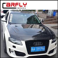 Carbon fiber car parts VW-style hood for Audi A4