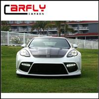 Carbon fiebr tuning parts MS-style bonnet for Panamera