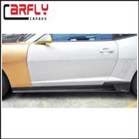 FOR CHEVROLET CAMARO OEM STYLE SIDE SKIRTS CARBON FIBER BODY KITS
