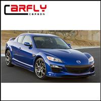 Carbon fiber car parts bonnet for Mazda RX8