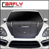 Carbon fiber body parts H-style hood for Cayenne958