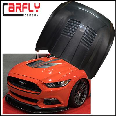 New arrival Mustang GT Carbon fiber Hood for Mustang 2.3T Bonnet