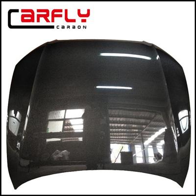 Carbon fiber body parts bonnet for Audi A4