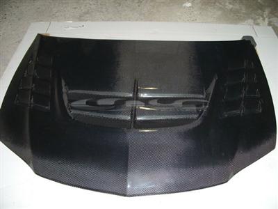 Carbon Fiber VSII(CWII)-style hood Bonnet Fit For 2003-2007 Evolution Evo 8-9