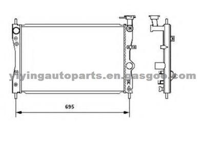 Radiator For Mitsubishi Colt
