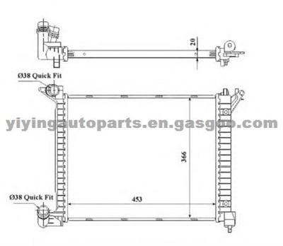 Radiator For MINI 17117788753