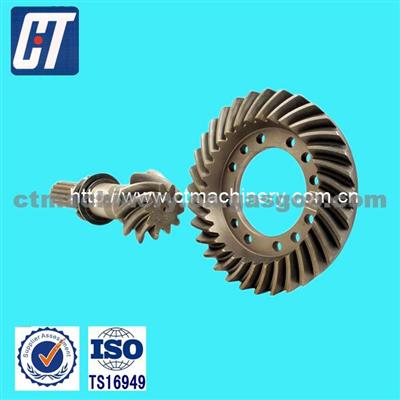 Professional Manufacturingd Crown Gear And Pinion With High Hardness