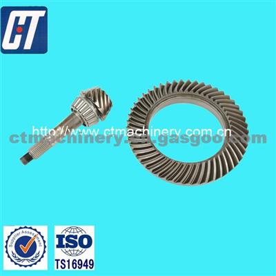 Crown Wheel And Pinion Bevel Gear With Competitive Price