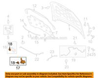OE Hood Lock DS7A16701DC/DS7Z16701B for Ford Fusion (2013-2015)
