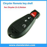 Keyless Uncut 4 Buttons Repair Remote Key Case for 2008 Chrysler Town & Country