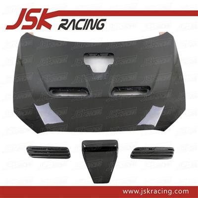 FOR EVO X EVO 10 HOOD OEM STYLE CARBON FIBER HOOD BONNET (WITH AIR DUCT) FOR MITSUBISHI LANCER EVO 10 EVO X (JSK200804)