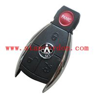 BRAND NEW MERCEDES BENZ MB SMART KEY CHROME KEYLESS REMOTE KEY SHELL CASE