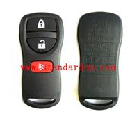 NEW FOR NISSAN REPLACEMENT KEYLESS ENTRY REMOTE & UNCUT TRANSPONDER KEY