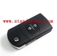 High quality 2 buttons car remote key for Mazda key Mazda 2-button remote key M5 433 Mhz, 4D63 chip, Maz24R blade