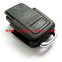 Cheap For VW Volkswagan 3 button remote Key control with 48 glass chip 3B Remote 1 JO 959 753 P 433Mhz For Europe South America
