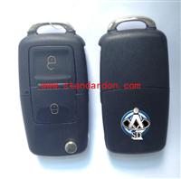 Cheap For VW Volkswagan 2 button remote Key control with 48 glass chip 1 JO 959 753 AG 434Mhz For Europe South America