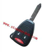 Remote Key Case Shell for CHRYSLER Replacement 3 BTN Pad Fits MITSUBISHI Raider