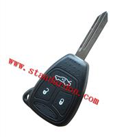 Remote Key Case Shell for Chrysler Jeep Cherokee 3 Button with Rubber buttons