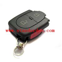 Flip Remote Key Shell for Audi A3 A4 S4 Uncut Case 3 Button Panic Folding