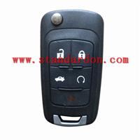 Flip Folding Key Shell for CHEVROLET Remote Key Case Replacement 5 Button