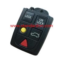 Top quality for volvo key case for Volvo 5 button flip remote key blank car key case