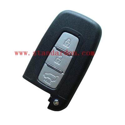 Silicone Cover Holder Shell for KIA Smart Remote Key Case 3 Button 11CLR BK