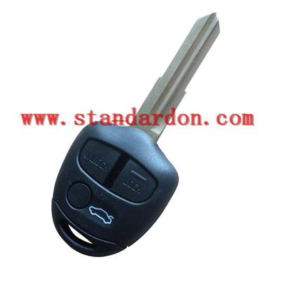 Remote Key Shell for MITSUBISHI Triton Uncut Key Case Replacement 3 Button