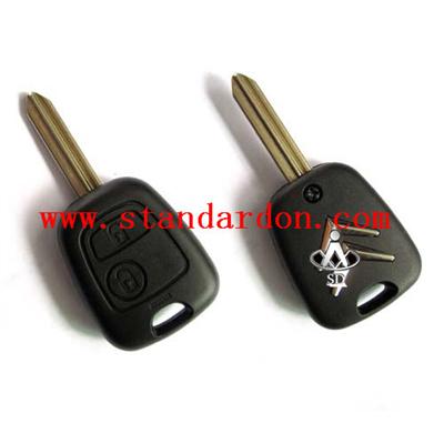 Best price For Citroen car key blank & car key shell 2BT for Citroen key cover for wholesale and retail