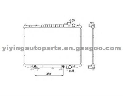 Radiator For Nissan Navara D22