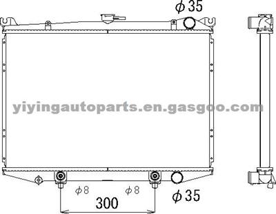 Radiator For Nissan Navara D21 AT