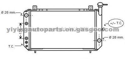 Radiator For Nissan Sunny B12