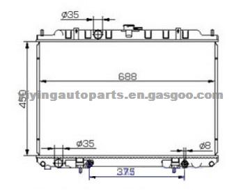 Radiator For Nissan X-Trail 21460-8H303