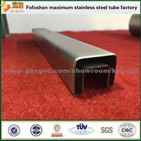 Export Standard Stainless Steel Slot Tube Square Stainless Tubing