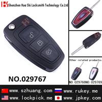 High quality for 3-button car remote control folding key(red) /029767