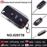 Hot sale/ high quality/car 3-button remote control key casing/029778