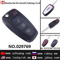 Auto 3-button car key remote control folding key (white) /029769