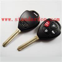 4 Button Remote Key Shell Case for Toyota Camry RAV4 Avalon Matrix Venza Yaris