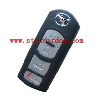 Remote Key Shell for MAZDA CX-7 CX-9 Smart Key Case Replacement 3+1 BT with HOLD Button