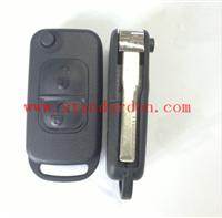 2 Button Flip Key Shell Replacement For Mercedes Benz W168 W124 W202 1984-2004