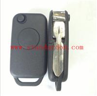 1 Button Flip Key Shell Replacement For Mercedes Benz W168 W124 W202 1984-2004