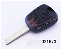 Hot-sale Auto 2 Button Remote Transponder Chip Key with 434MHz/021673