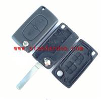 best price for citroen Folding Remote Key Case C3 C4 C5 C6 2 BUTTON Flip Switchblade
