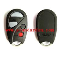 Best price auto remote key shell for Nissan sunny car replacement key shell 4 button for nissan car key shell