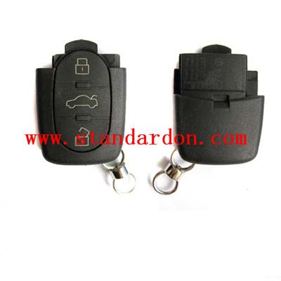 Flip Remote Key Shell for Audi A2 A3 A4 A6 A8 Case 3Button Folding