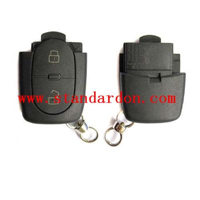 HIgh Quality Transponder key for Audi 2 button flip remote key shell