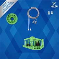 Window Regulator Kit Rear; Left for B-M-W 1 E87 2004-2012