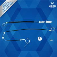 Window Regulator Kit Rear; Right for M-e-r-c-e-d-e-s CLS 2004-2010 (W215, W219)