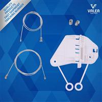 Window Regulator Kit Front; Left Door for S-m-a-r-t 1 1998-2007