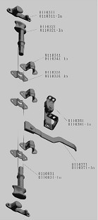 trailer door lock gear -china supplier